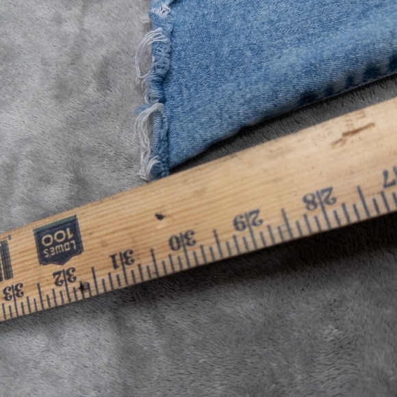 American Eagle Jeans Womens 8 Super Hi Rise Flare Blue Light Wash Stretch - Picture 10 of 11